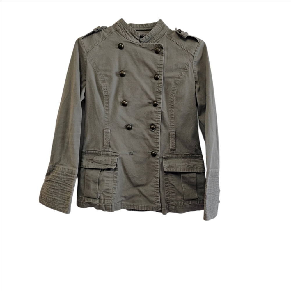 Khaki Denim Jean Jacket